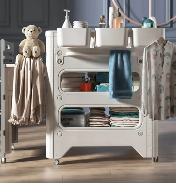 Multifunctional Bathroom Baby Pull-out Diaper-Changing Table