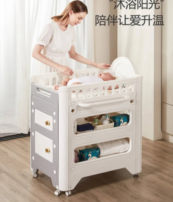 Multifunctional Bathroom Baby Pull-out Diaper-Changing Table